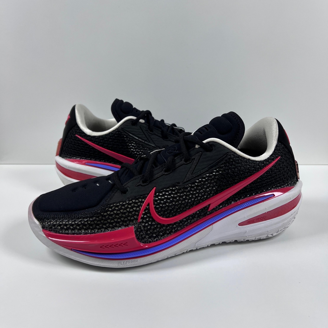 (USED) NIKE GT CUT RAPTORS BLACK FUSION RED WHITE