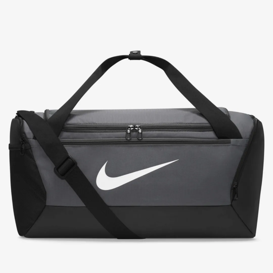 NIKE BRASILIA 9.5 TRAINING DUFFLE BAG IRON GREY