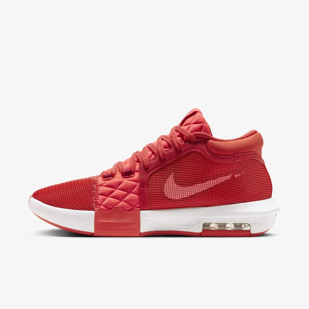 NIKE LEBRON WITNESS 8 EP LIGHT CRIMSON GYM RED WHITE