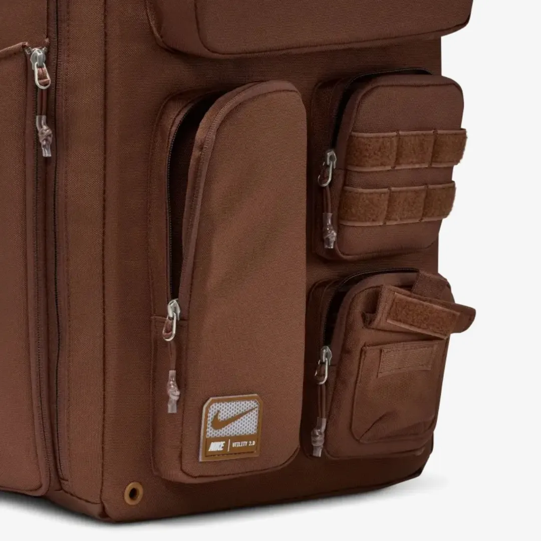 NIKE UTILITY ELITE BACKPACK 37L FAUNA BROWN