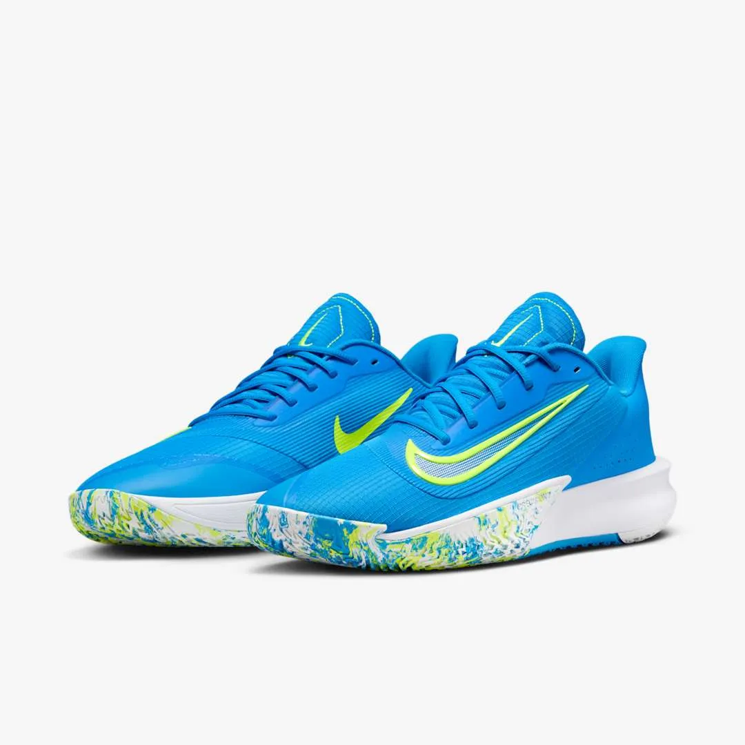NIKE PRECISION 7 PHOTO BLUE VOLT WHITE