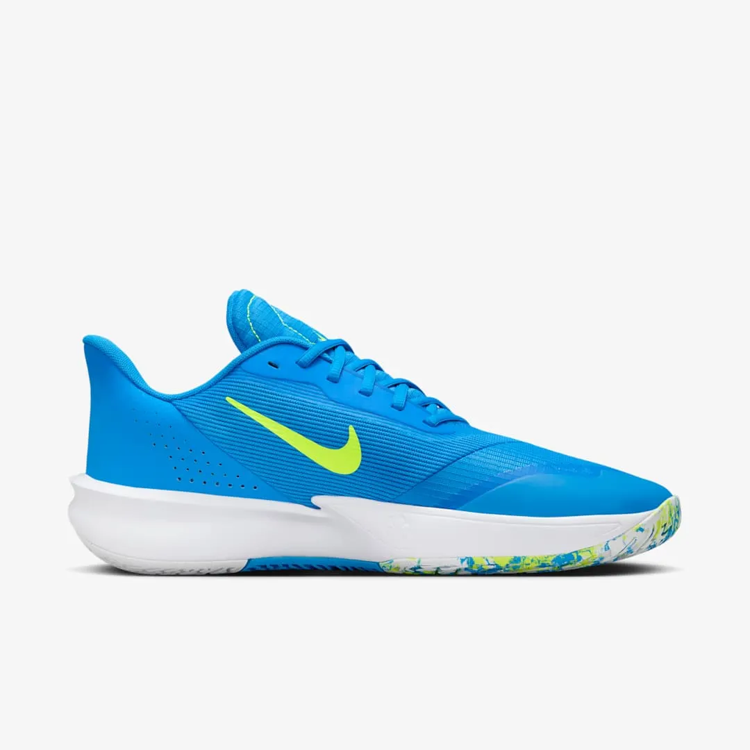 NIKE PRECISION 7 PHOTO BLUE VOLT WHITE