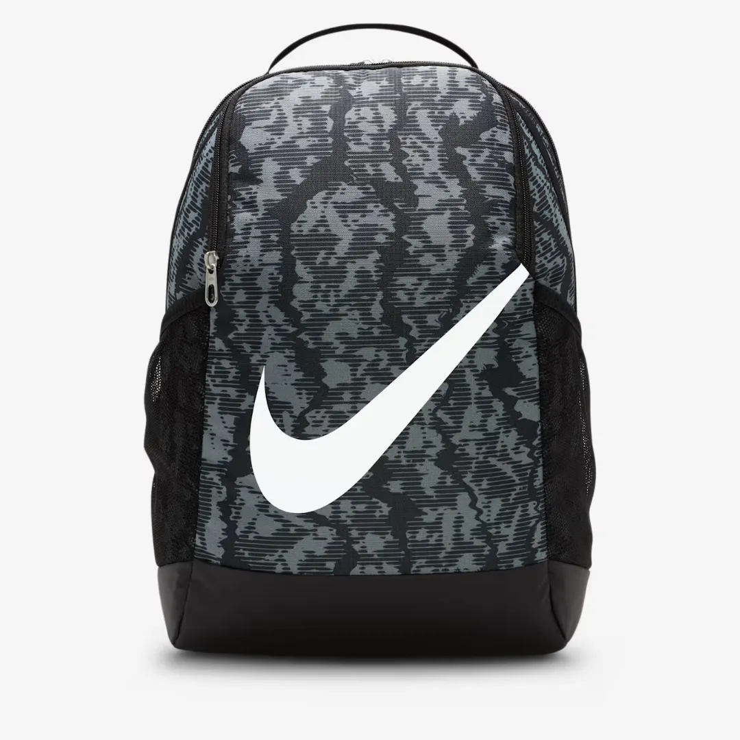 NIKE BRASILIA KIDS' BACKPACK 18L BLACK WHITE
