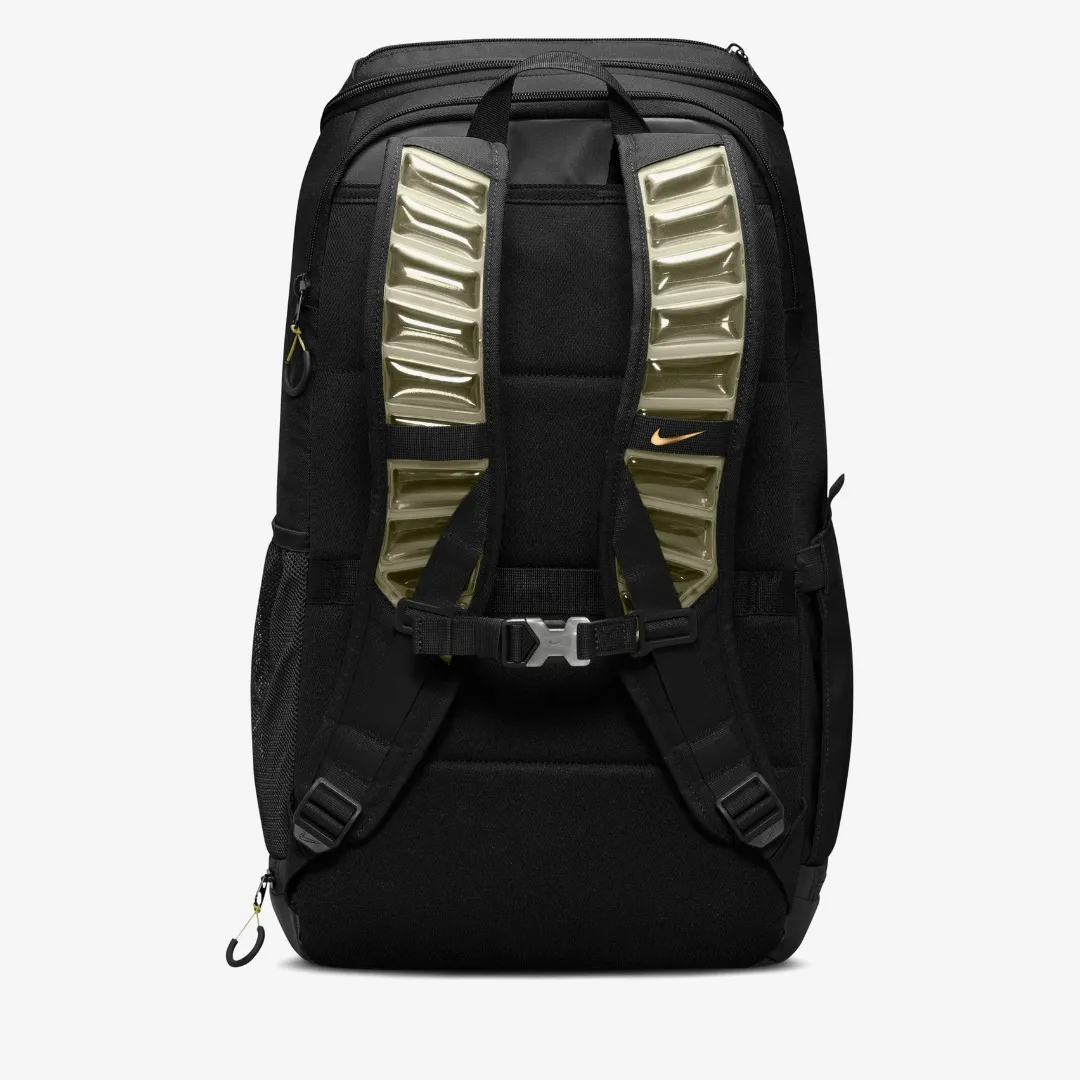 NIKE VARSITY ELITE BACKPACK BLACK GOLD