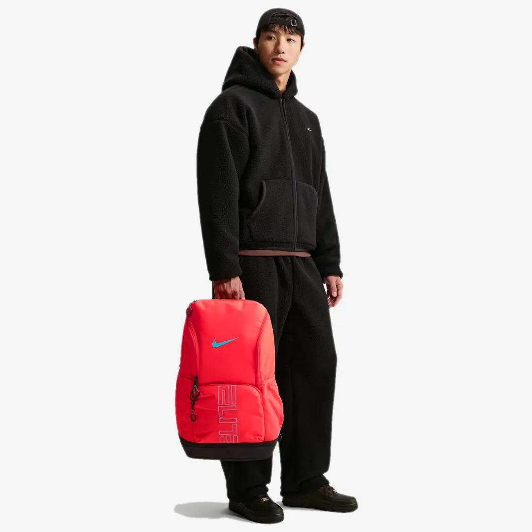NIKE VARSITY ELITE BACKPACK LASER CRIMSON DUSTY CACTUS