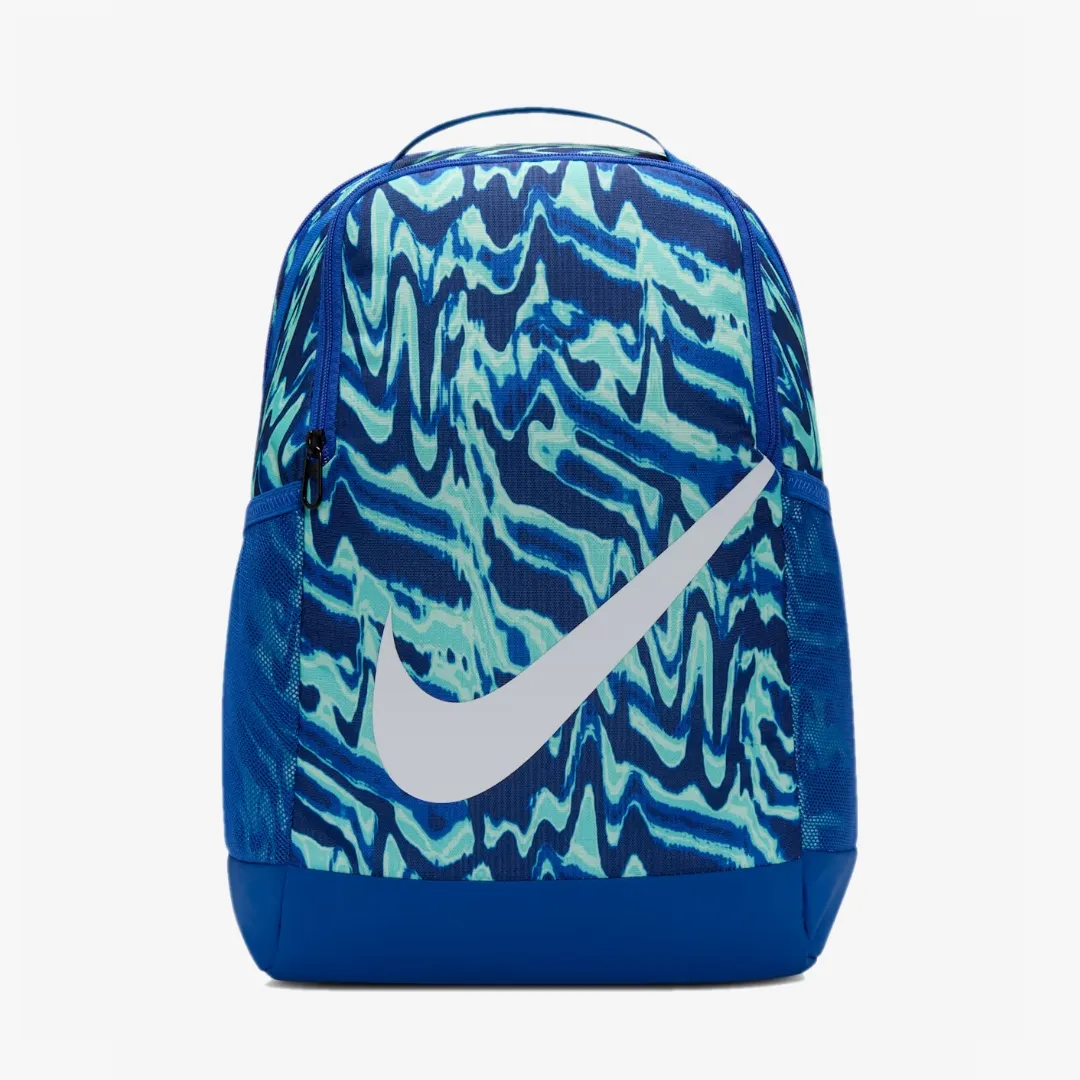 NIKE BRASILIA KIDS BACKPACK 18L GAME ROYAL BLEACHED TURQUOISE