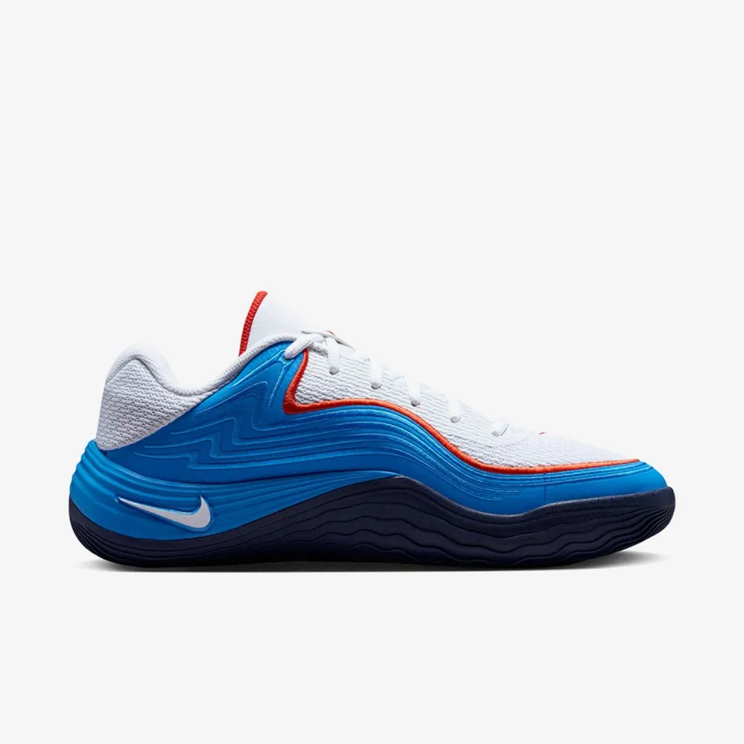 NIKE PRECISION 8 LOW LIGHT PHOTO BLUE WHITE