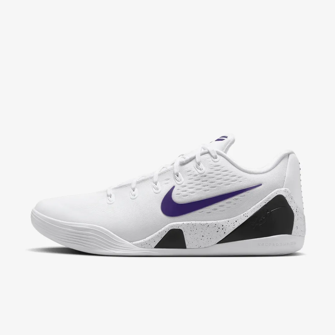NIKE KOBE 9 LOW EM PROTRO WHITE COURT PURPLE