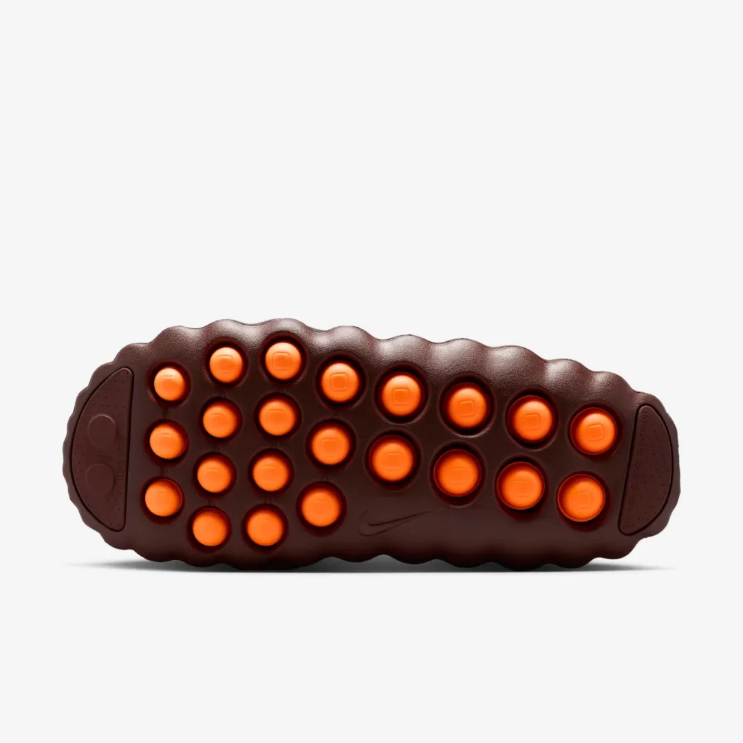 NIKE MIND 001 FLYKNIT SLIDE BRONZE ECLIPSE BLACK ORANGE