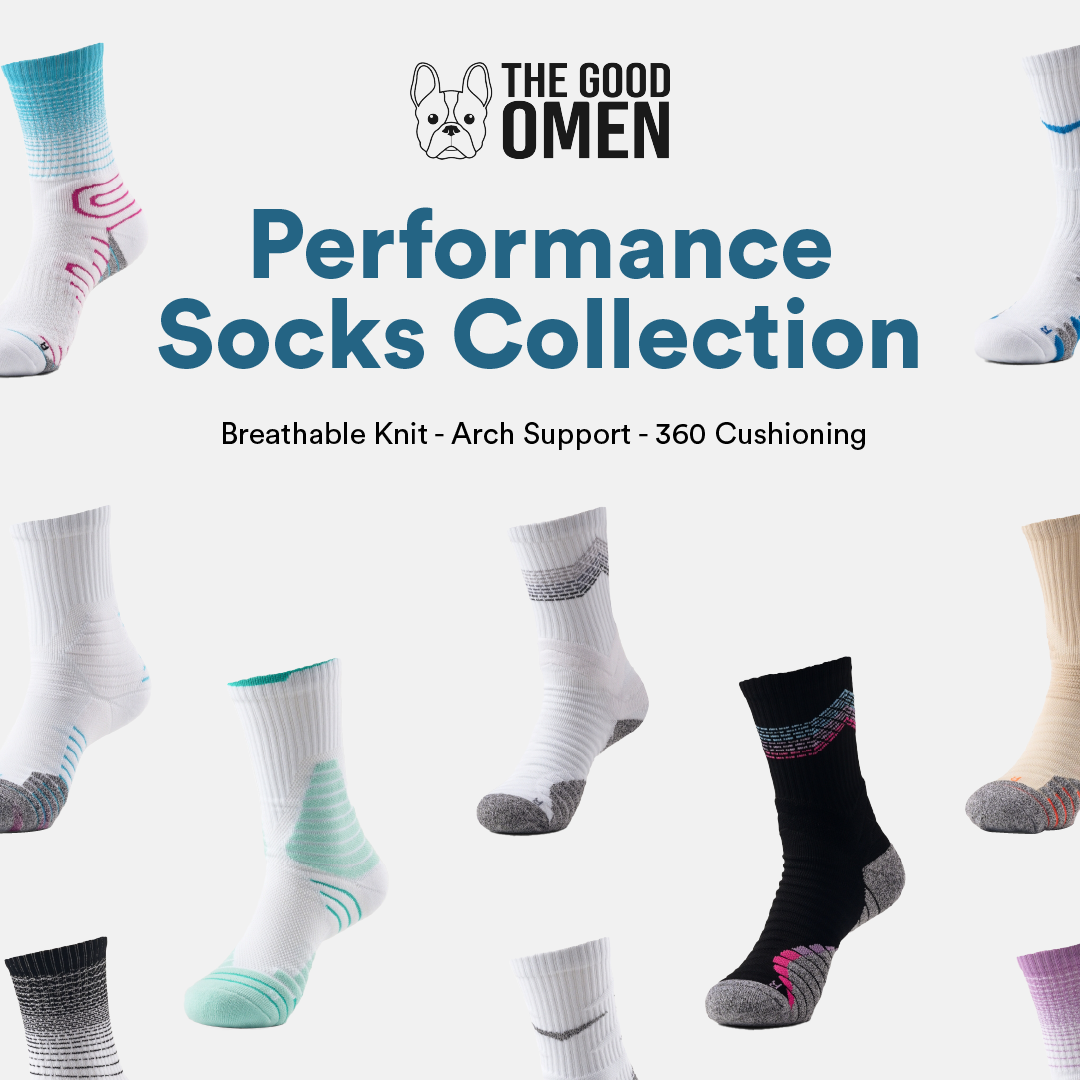 THE GOOD OMEN PERFORMANCE BASKETBALL SOCKS