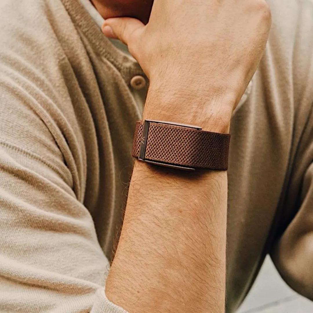WHOOP 5.0 & WHOOP MG SUPERKNIT BAND COFFEE