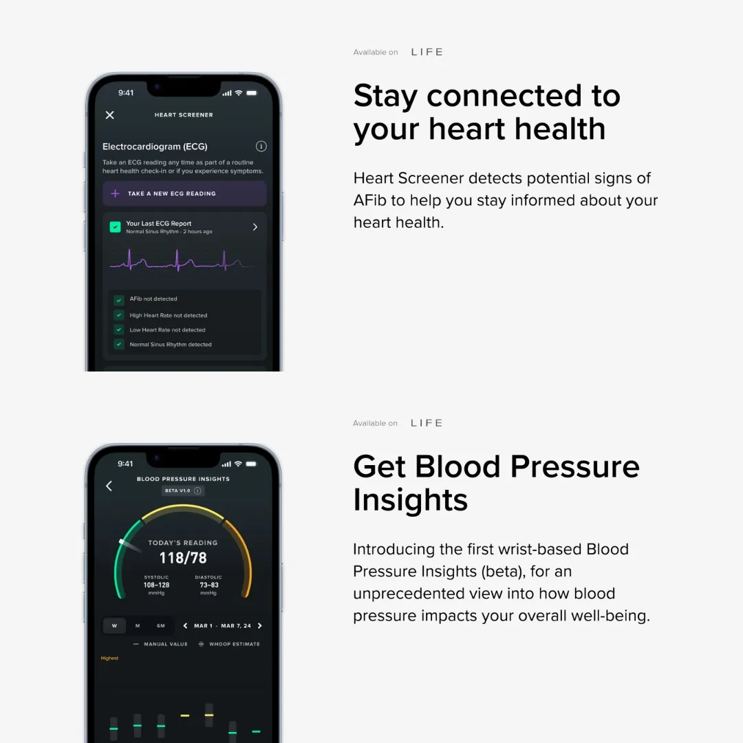 WHOOP 5.0 AND MG ACTIVITY AND RECOVERY TRACKER 12-MONTH MEMBERSHIP